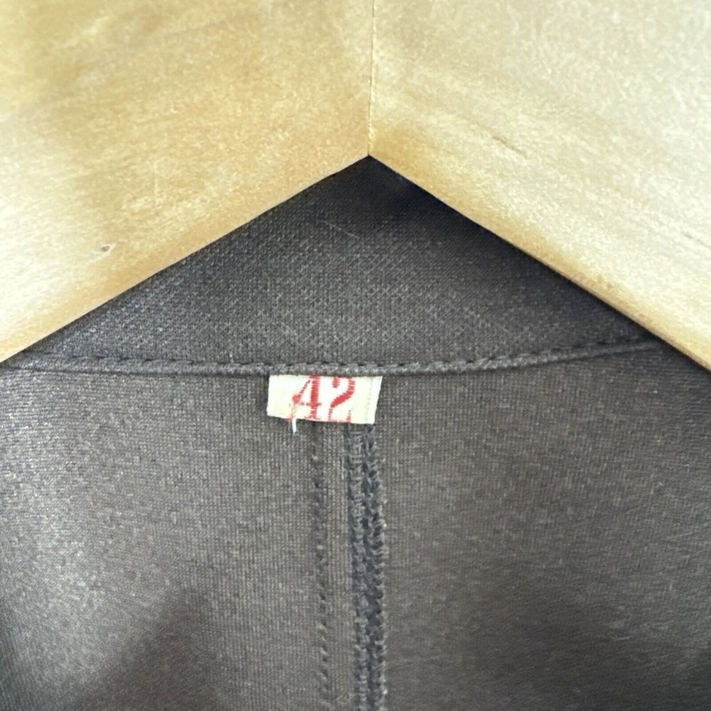 Vintage 70s Disco Blazer Woman 42 Days Sportswear Brown‎ Sports Coat 3 Button - Picture 9 of 10